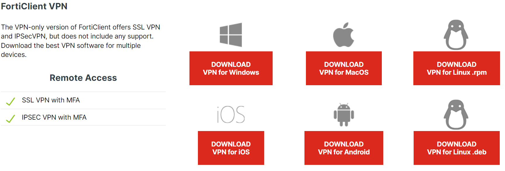 Telecharger FortiClient VPN